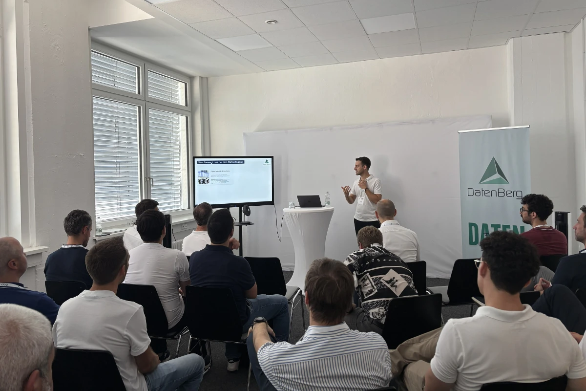 Vortrag bei den DatenTagen von DatenBerg in der Technologiefabrik Karlsruhe vor Fachpublikum
